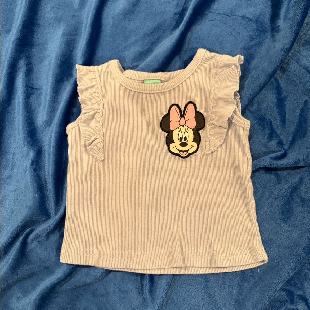 Disney Minnie Mouse Ruffle Tank Top -‎ Light Purple